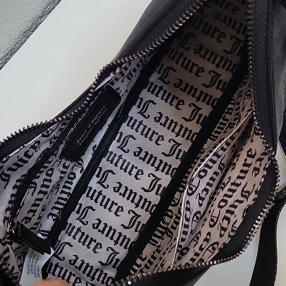 NWT Juicy Couture Material Girl Shoulder Bag With Coin Pouch Color Liquorice - Picture 13 of 17